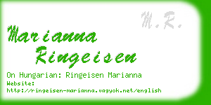marianna ringeisen business card